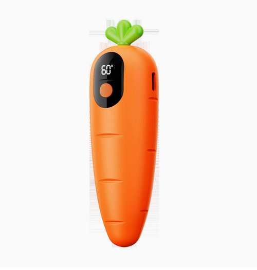 Orange Cozy Carrot rechargeable hand warmer