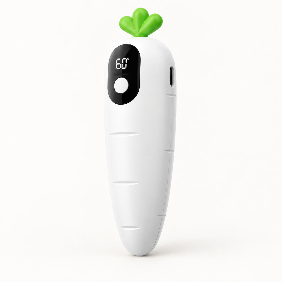 White Cozy Carrot rechargeable hand warmer